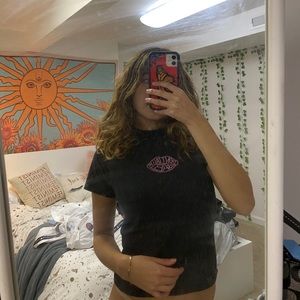 BRANDY BABY TEE W EMBROIDERY